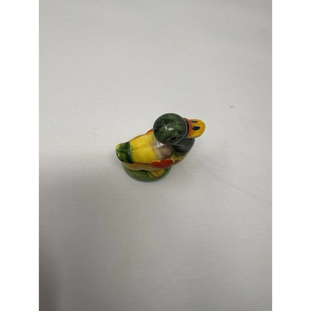Vintage Japan Ceramic Colorful Duck Salt Pepper Figuring Replacement 1950's MCM